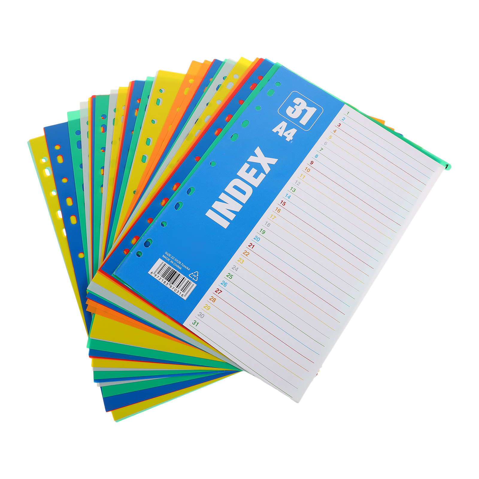 1Set Dividers A4 11-Hole Tabs  - огляд і ціна Tab Divider A4