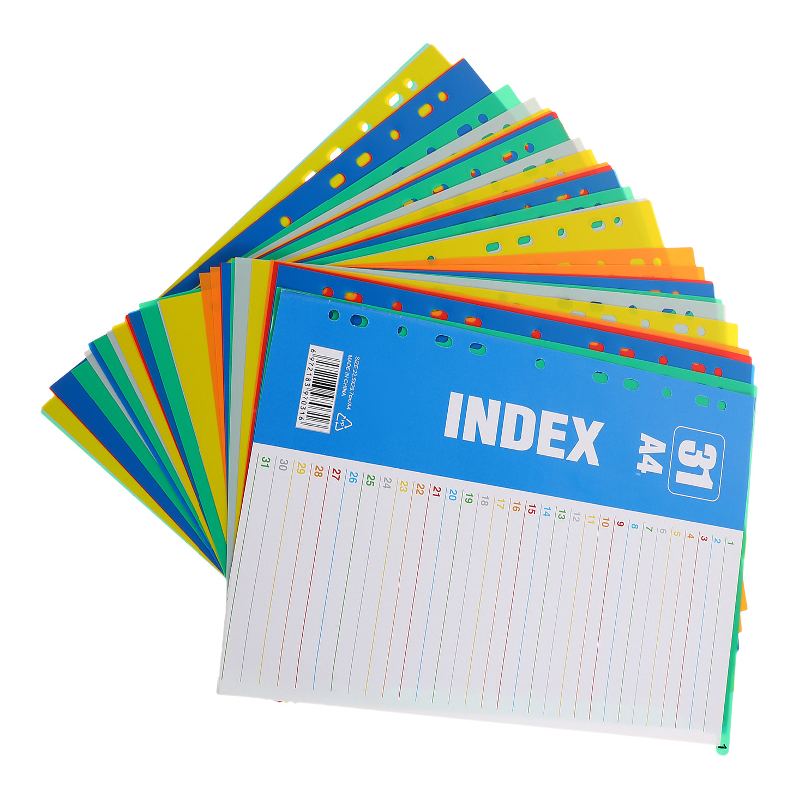 1Set Dividers A4 11-Hole Tabs  - огляд і ціна Tab Divider A4