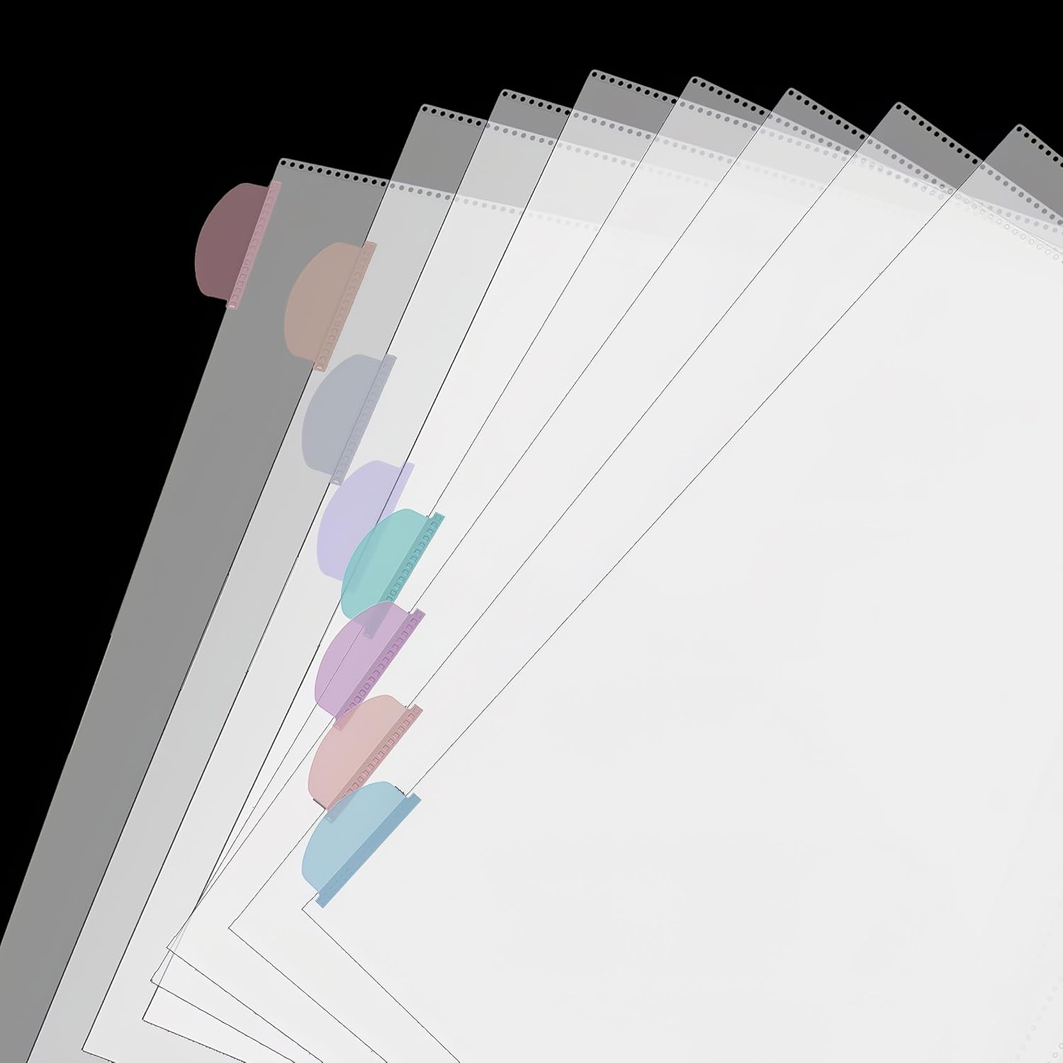 A4 Clear Sheet Protectors with - огляд і ціна Tab Divider A4