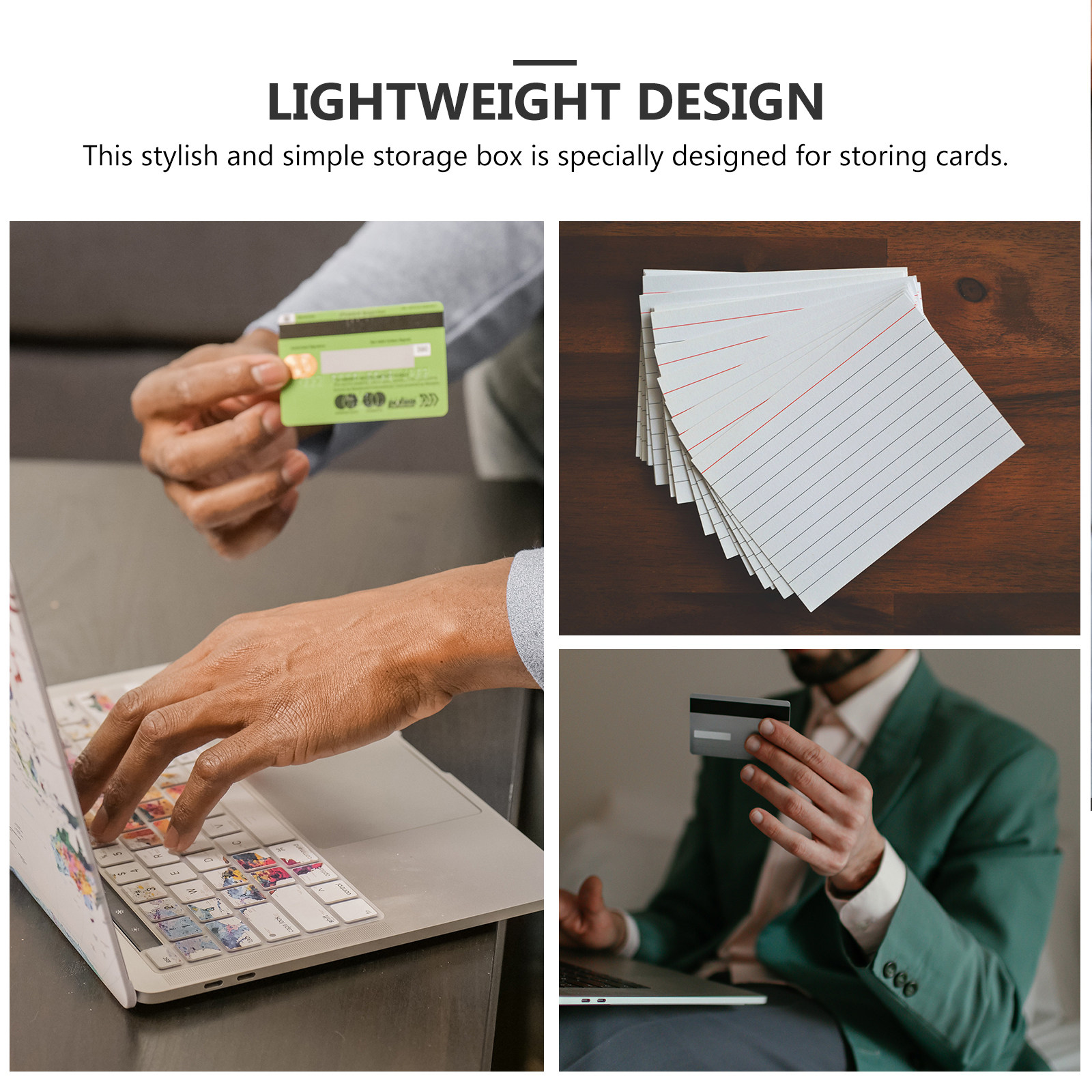 4Pcs Index Card File Box Thick - огляд і ціна Card Index Box