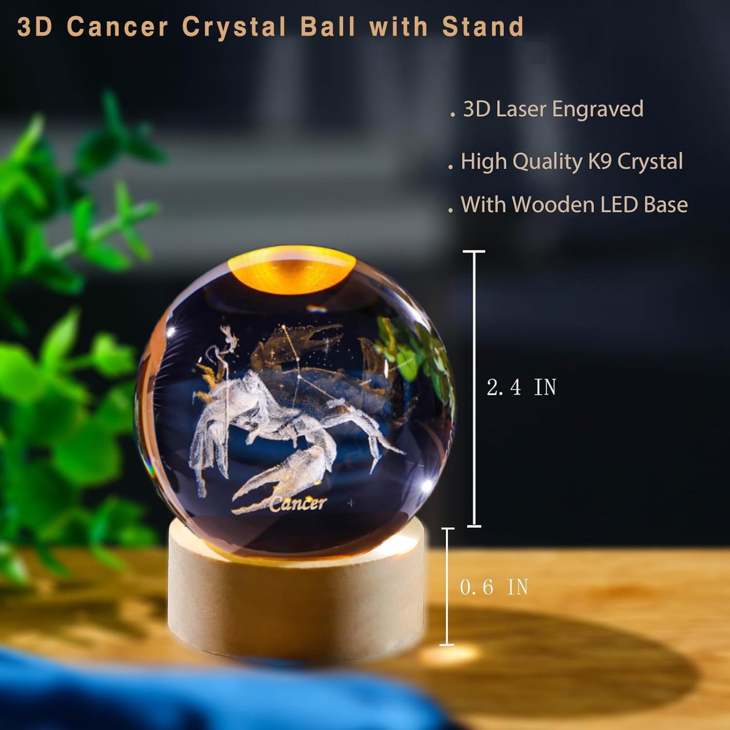 3D Cancer Constellation Crysta - огляд і ціна Paper Weight Crystal