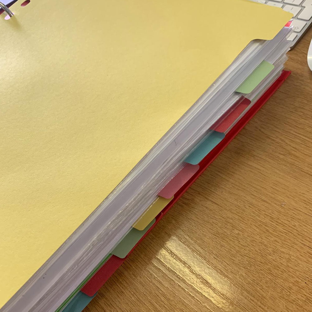 12Pcs Colored Tab Dividers A4  - огляд і ціна Tab Divider A4