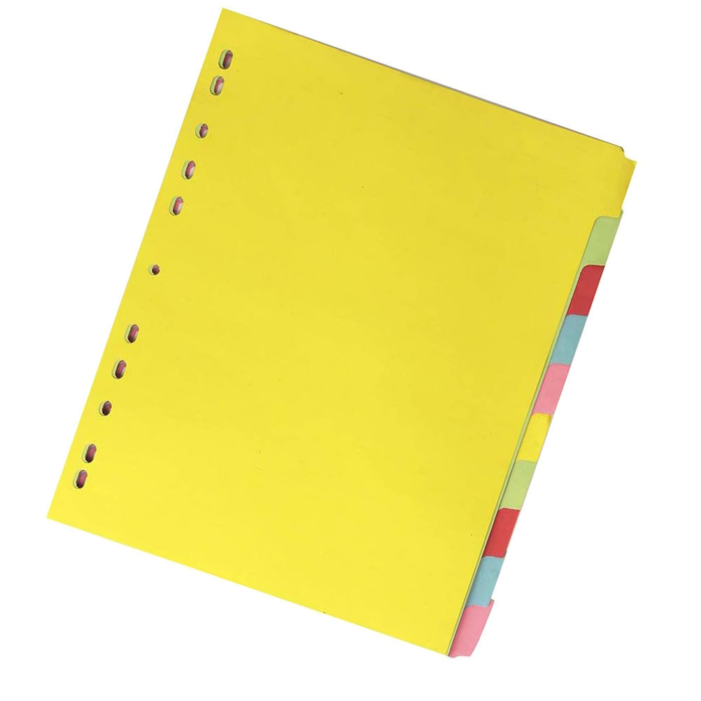 12Pcs Colored Tab Dividers A4  - огляд і ціна Tab Divider A4