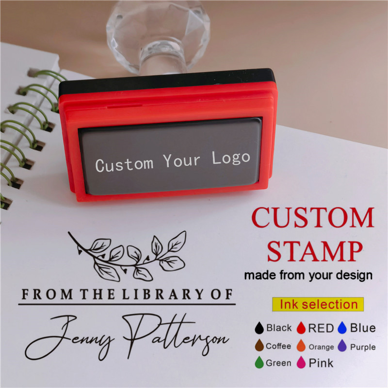 Personalized Logo Self Inking  - огляд і ціна Rubber Date Stamp